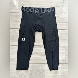 Men’s UNDER ARMOUR Compression Tights. Black. Size XL